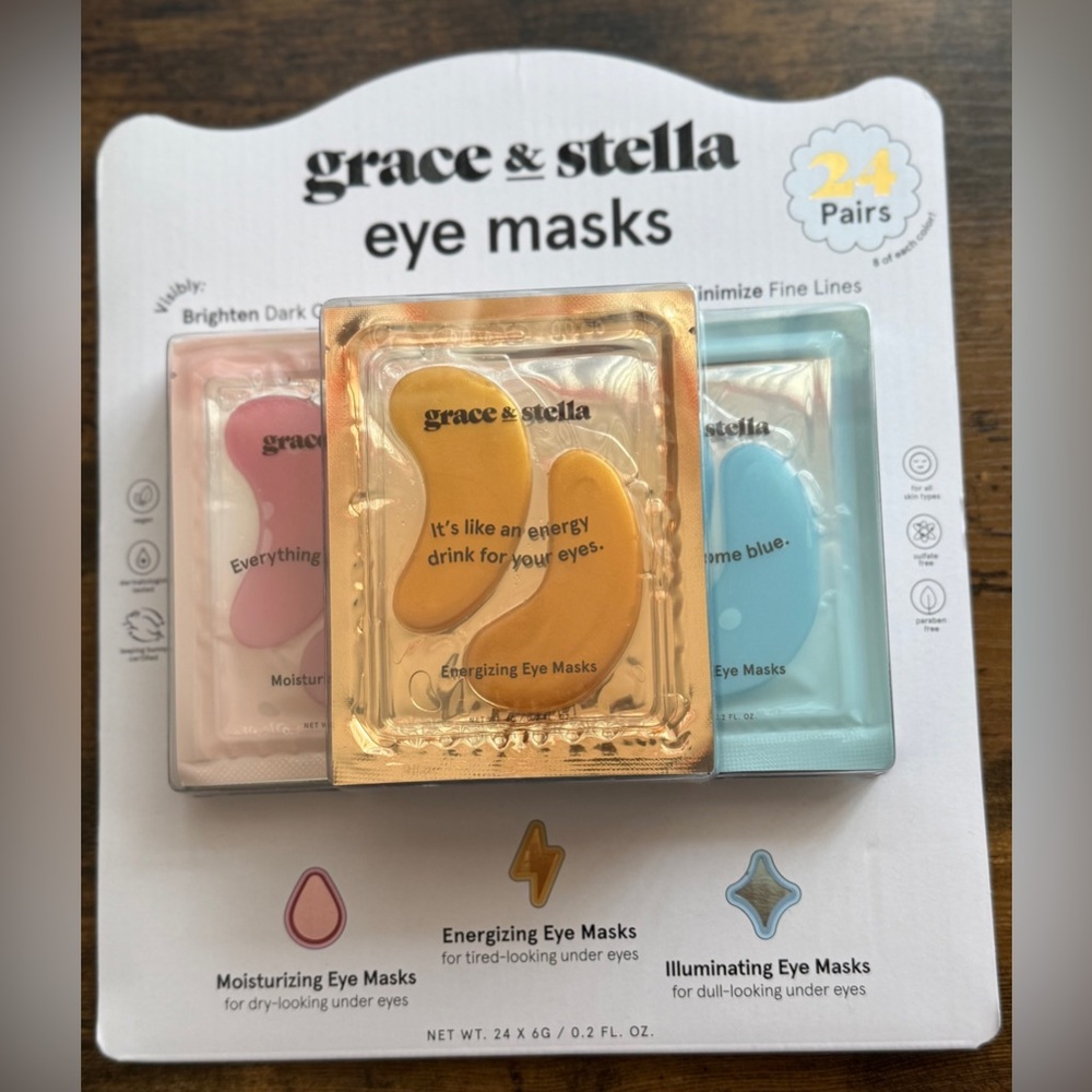 grace & stella Moisturizing, Energizing and Illuminating Eye Masks - 24 Pairs